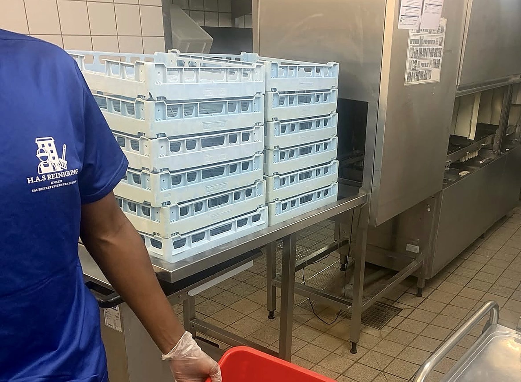 Gereinigte Grossküche durch H.A.S Reinigung